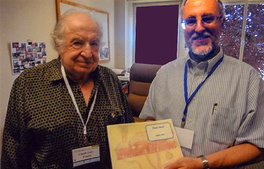 Remise du livre de Claude Levy à Yad Vashem