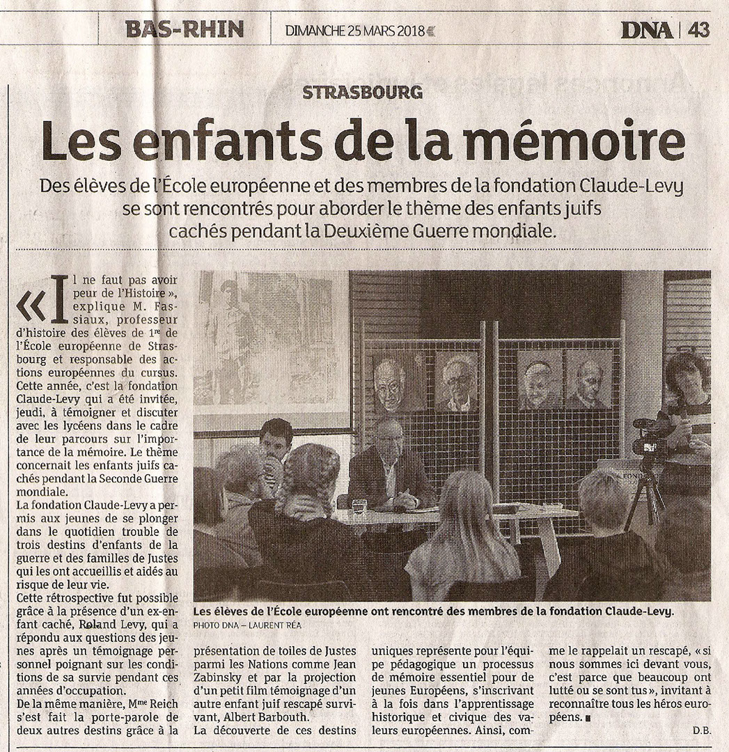 article DNA 25 mars 2018