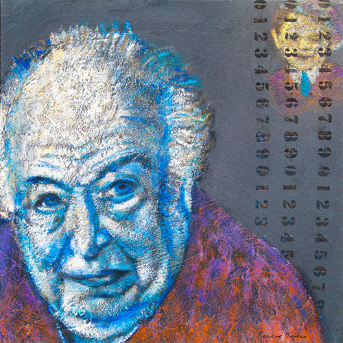 Portrait de Claude Levy par Francine Mayran